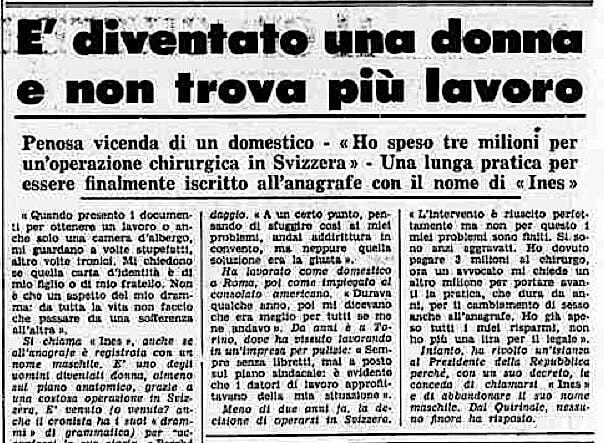 È diventato una donna e non trova più lavoro