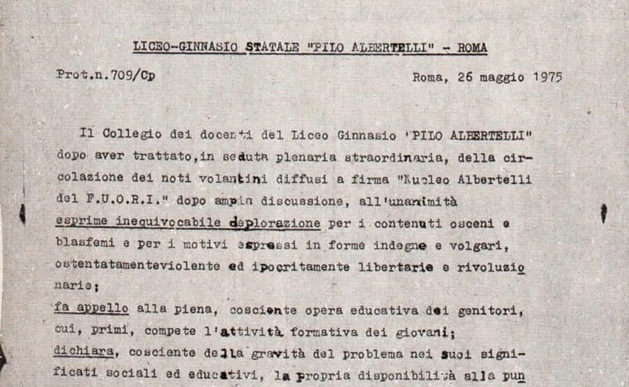 Scandalo a scuola