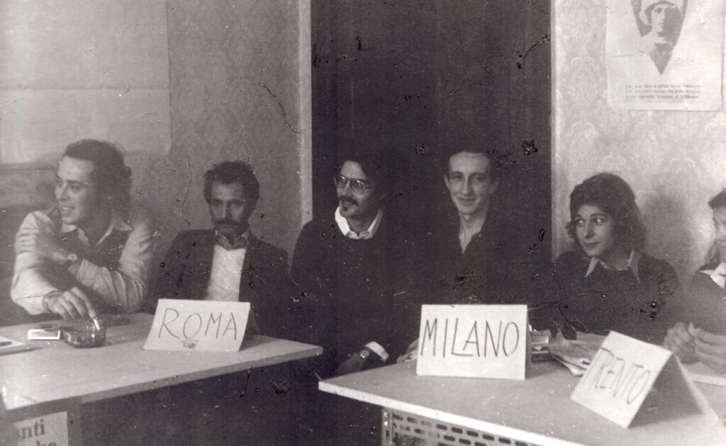 Partecipanti al primo incontro di Torino 1972